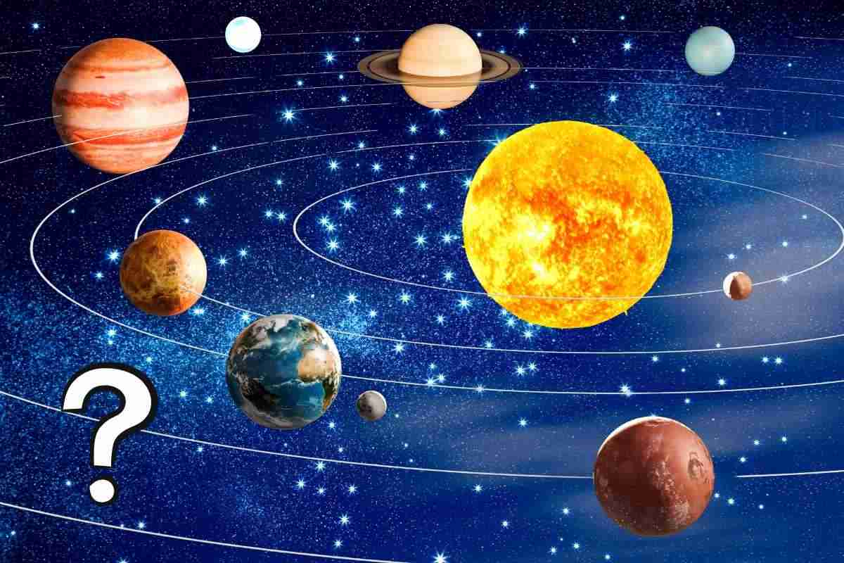 sistema solare, punto interrogativo